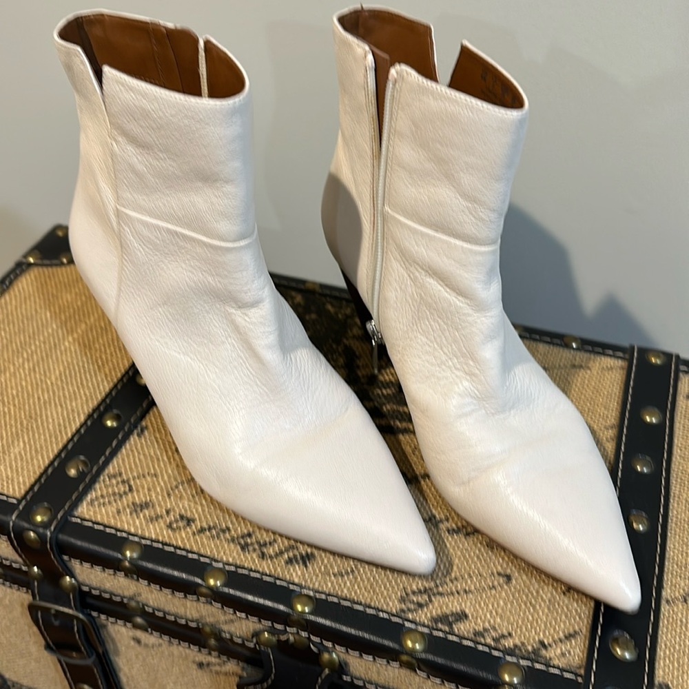 Franco Sarto bone color bootie’s
